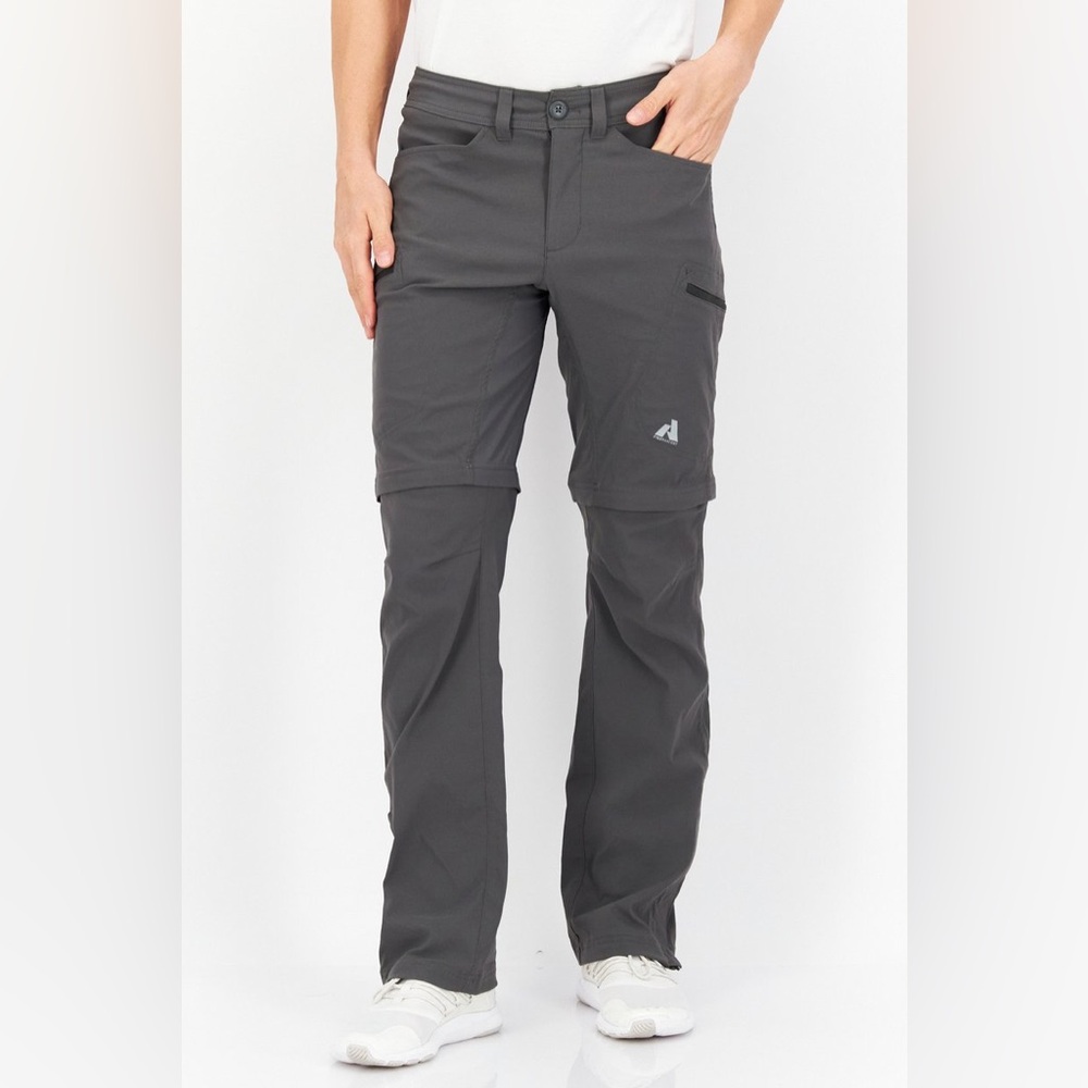 LIKE NEW Eddie Bauer Regular Fit Convertible Guide Pro Pant Grey Size 38W/32L